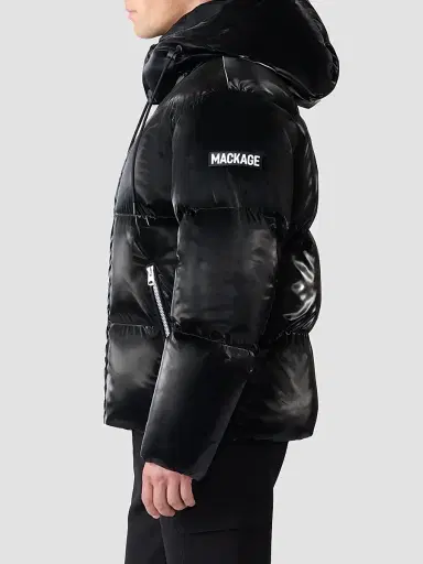 Mackage Men's Kent High-Gloss Hooded Down Jacket | Thumbnail 7 Mackage Men's Kent High-Gloss Hooded Down Jacket | Thumbnail 7