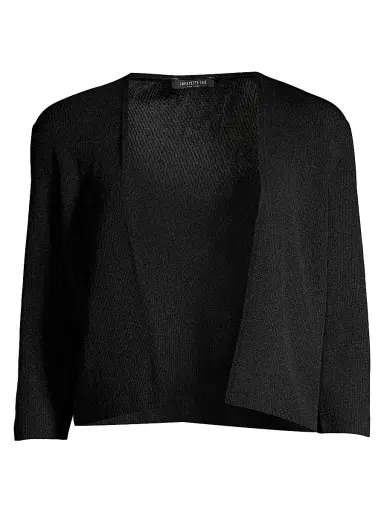 Lafayette 148 New York Women's Open-Front Cropped Cardigan | Thumbnail 1 Lafayette 148 New York Women's Open-Front Cropped Cardigan | Thumbnail 1