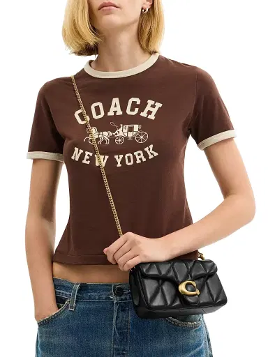 Coach Women's Tabby Quilted Leather Chain Crossbody Bag 19 | Thumbnail 2 Coach Women's Tabby Quilted Leather Chain Crossbody Bag 19 | Thumbnail 2