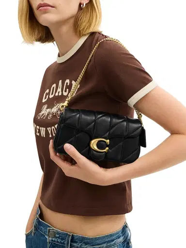 Coach Women's Tabby Quilted Leather Chain Crossbody Bag 19 | Thumbnail 3 Coach Women's Tabby Quilted Leather Chain Crossbody Bag 19 | Thumbnail 3