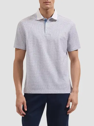 Bugatchi Men's OoohCotton Vidal Polo Shirt | Thumbnail 4 Bugatchi Men's OoohCotton Vidal Polo Shirt | Thumbnail 4