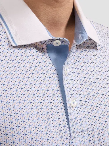 Bugatchi Men's OoohCotton Vidal Polo Shirt | Thumbnail 5 Bugatchi Men's OoohCotton Vidal Polo Shirt | Thumbnail 5