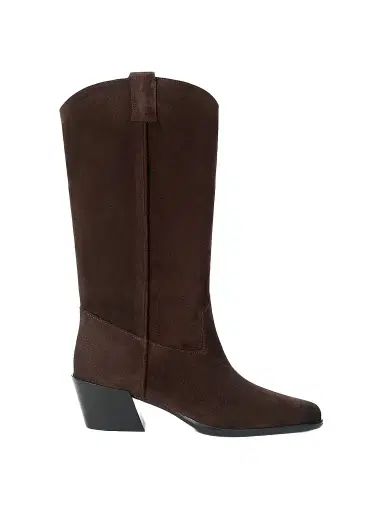 Staud Women's Monty 80MM Suede Boots | Thumbnail 1