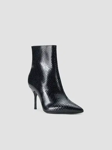 Staud Women's Sebastian Snake-Embossed Leather Ankle Boots | Thumbnail 5