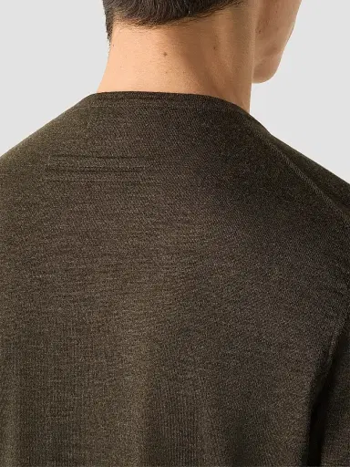 Zegna Men's Cashseta Crewneck Sweater | Thumbnail 4 Zegna Men's Cashseta Crewneck Sweater | Thumbnail 4