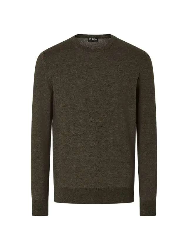 Zegna Men's Cashseta Crewneck Sweater