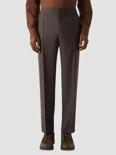 Zegna Men's Wool, Silk and Cashmere Pants | Thumbnail 4 Zegna Men's Wool, Silk and Cashmere Pants | Thumbnail 4
