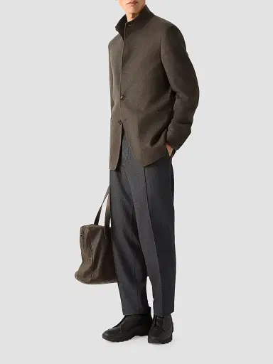 Zegna Men's Wool, Silk and Cashmere Pants | Thumbnail 2 Zegna Men's Wool, Silk and Cashmere Pants | Thumbnail 2