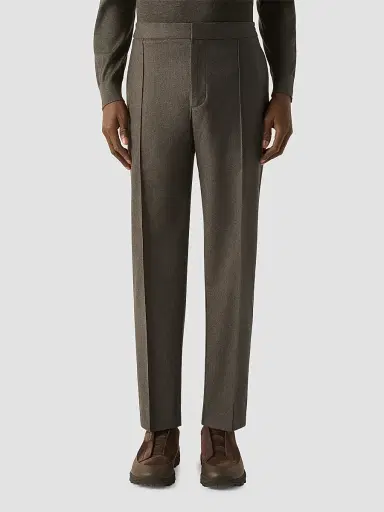 Zegna Men's Wool, Silk and Cashmere Pants | Thumbnail 2 Zegna Men's Wool, Silk and Cashmere Pants | Thumbnail 2