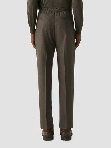 Zegna Men's Wool, Silk and Cashmere Pants | Thumbnail 4 Zegna Men's Wool, Silk and Cashmere Pants | Thumbnail 4