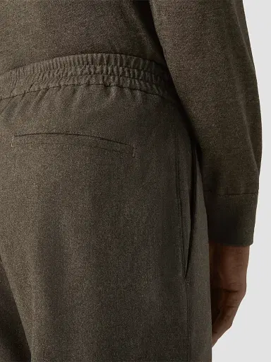 Zegna Men's Wool, Silk and Cashmere Pants | Thumbnail 5 Zegna Men's Wool, Silk and Cashmere Pants | Thumbnail 5