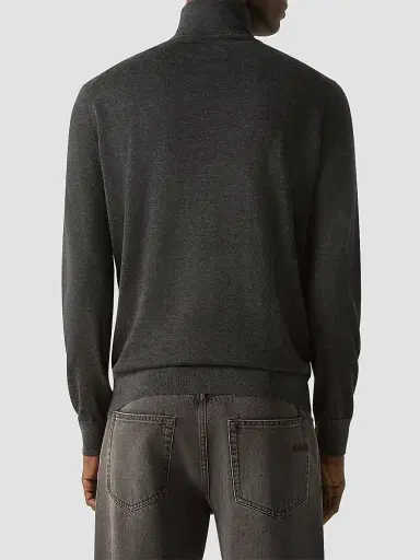 Zegna Men's Cashseta Turtleneck Sweater | Thumbnail 4 Zegna Men's Cashseta Turtleneck Sweater | Thumbnail 4