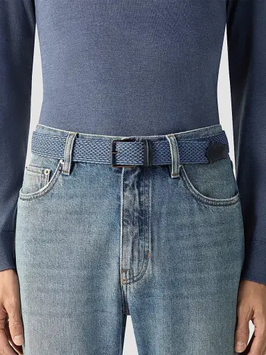 Zegna Men's Rayon Belt | Thumbnail 2 Zegna Men's Rayon Belt | Thumbnail 2