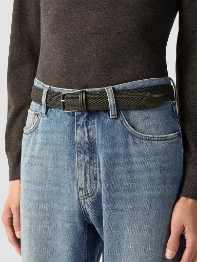 Zegna Men's Rayon Belt | Thumbnail 2 Zegna Men's Rayon Belt | Thumbnail 2