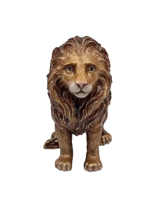 Jay Strongwater Safari Mira Majestic Lion Box