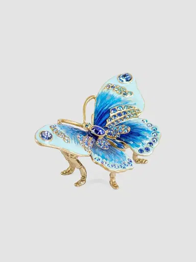 Jay Strongwater Madame Small Buttefly Figurine | Thumbnail 2