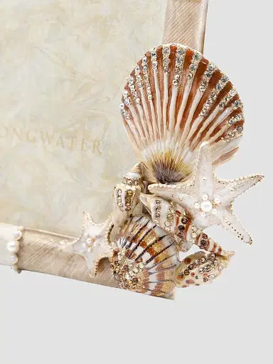 Jay Strongwater Coastal 5" x 7" Dune Seashell Frame | Thumbnail 3