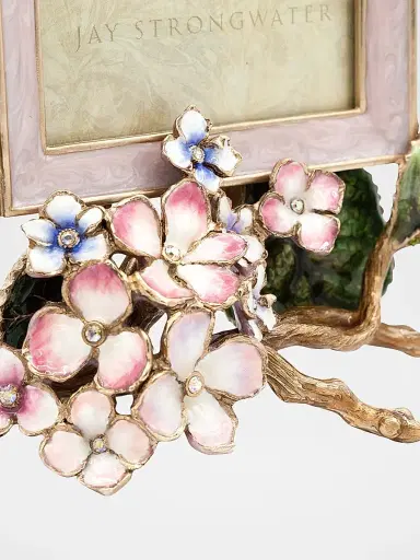 Jay Strongwater Hydrangea 3" x 4" Colbie Frame | Thumbnail 3