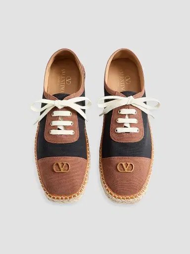Valentino Men's Palm Avenue Espadrilles Sneakers in Canvas | Thumbnail 4