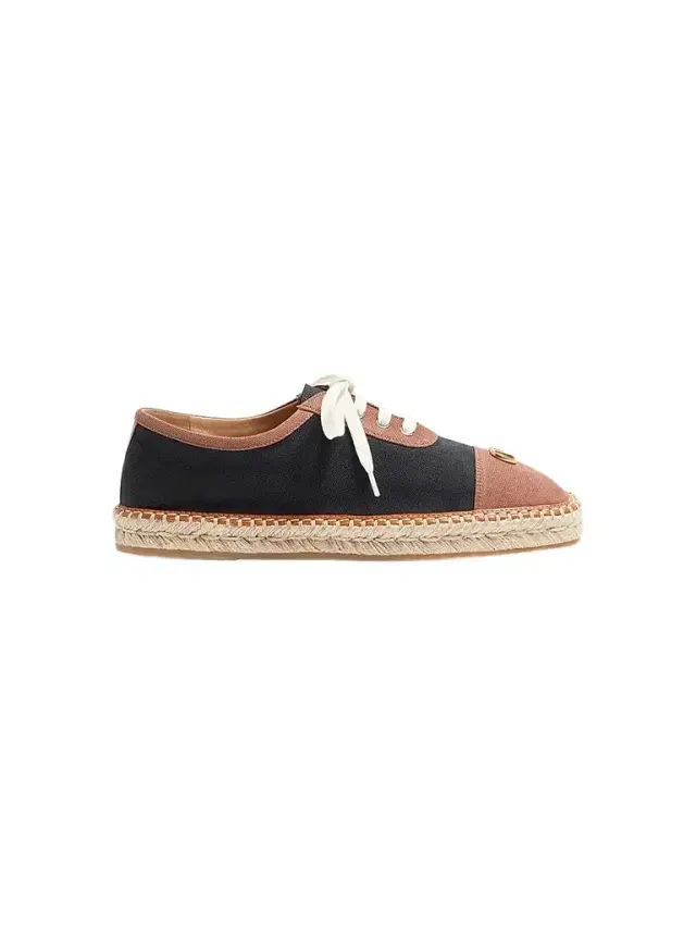 Valentino Men's Palm Avenue Espadrilles Sneakers in Canvas