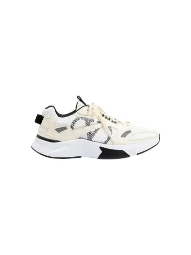 Valentino Garavani Men's Demivee Sneakers in Mesh Fabric with Suede Inserts | Thumbnail 1 Valentino Garavani Men's Demivee Sneakers in Mesh Fabric with Suede Inserts | Thumbnail 1