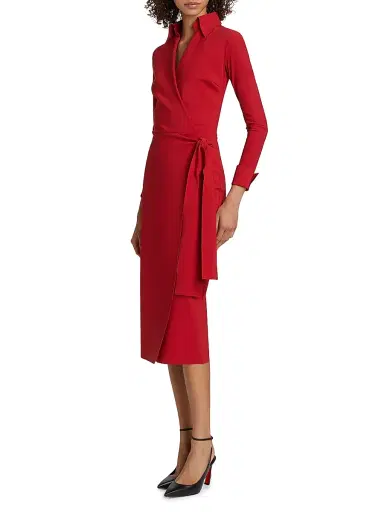 Chiara Boni La Petite Robe Women's Kamala Matte Jersey Wrap Dress | Thumbnail 4 Chiara Boni La Petite Robe Women's Kamala Matte Jersey Wrap Dress | Thumbnail 4