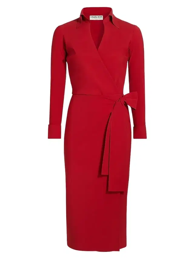 Chiara Boni La Petite Robe Women's Kamala Matte Jersey Wrap Dress