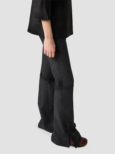 Miu Miu Women's Double Wool Pants | Thumbnail 5 Miu Miu Women's Double Wool Pants | Thumbnail 5