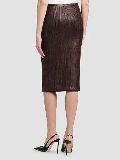 Tom Ford Women's Leather Pencil Midi Skirt | Thumbnail 5 Tom Ford Women's Leather Pencil Midi Skirt | Thumbnail 5