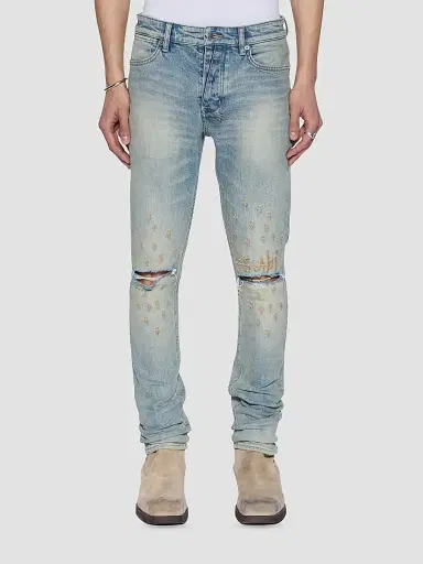 Ksubi Men's Van Winkle Astral Grid Skinny Jeans | Thumbnail 2 Ksubi Men's Van Winkle Astral Grid Skinny Jeans | Thumbnail 2