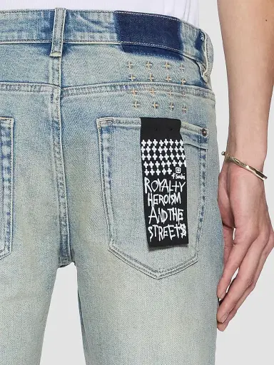 Ksubi Men's Van Winkle Astral Grid Skinny Jeans | Thumbnail 4 Ksubi Men's Van Winkle Astral Grid Skinny Jeans | Thumbnail 4