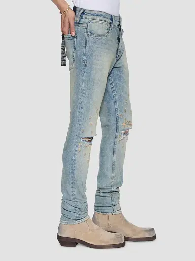 Ksubi Men's Van Winkle Astral Grid Skinny Jeans | Thumbnail 5 Ksubi Men's Van Winkle Astral Grid Skinny Jeans | Thumbnail 5
