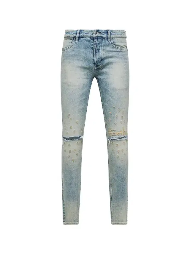 Ksubi Men's Van Winkle Astral Grid Skinny Jeans