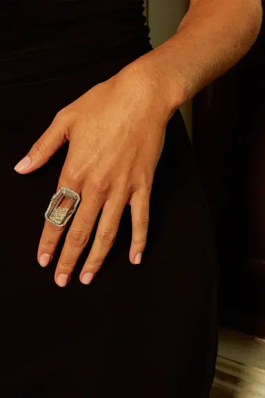 MORITZ GLIK Diamond Shaker Cocktail Ring | Thumbnail 2