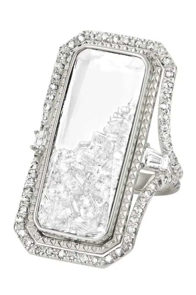 MORITZ GLIK Diamond Shaker Cocktail Ring