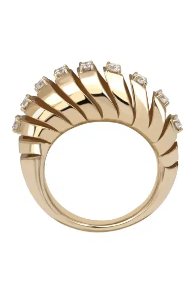 MAISON MARCELLE Diamond Equation Bague Ring | Thumbnail 2