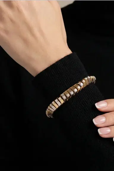 MAISON MARCELLE Diamond Small Equation Bracelet | Thumbnail 2