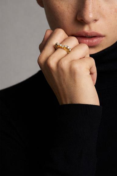 MAISON MARCELLE Diamond Serti Clos Bague Ring | Thumbnail 2