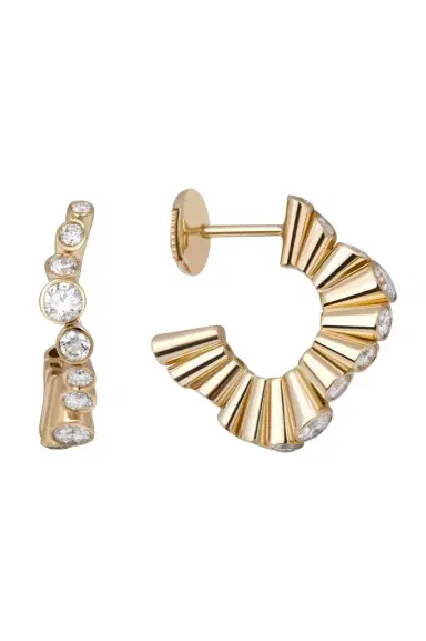 MAISON MARCELLE Diamond Serti Clos Earrings | Thumbnail 1