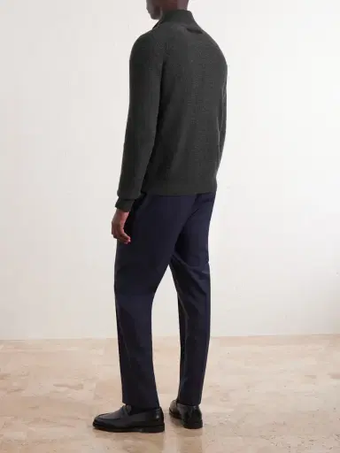 Zegna Oasi Cashmere Half-Zip Sweater - Men | Thumbnail 4 Zegna Oasi Cashmere Half-Zip Sweater - Men | Thumbnail 4
