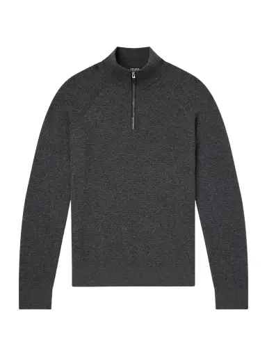 Zegna Oasi Cashmere Half-Zip Sweater - Men | Thumbnail 1 Zegna Oasi Cashmere Half-Zip Sweater - Men | Thumbnail 1