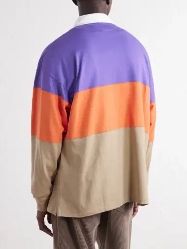 Polo Ralph Lauren Logo-Print Striped Cotton-Jersey Polo Shirt - Men | Thumbnail 4 Polo Ralph Lauren Logo-Print Striped Cotton-Jersey Polo Shirt - Men | Thumbnail 4