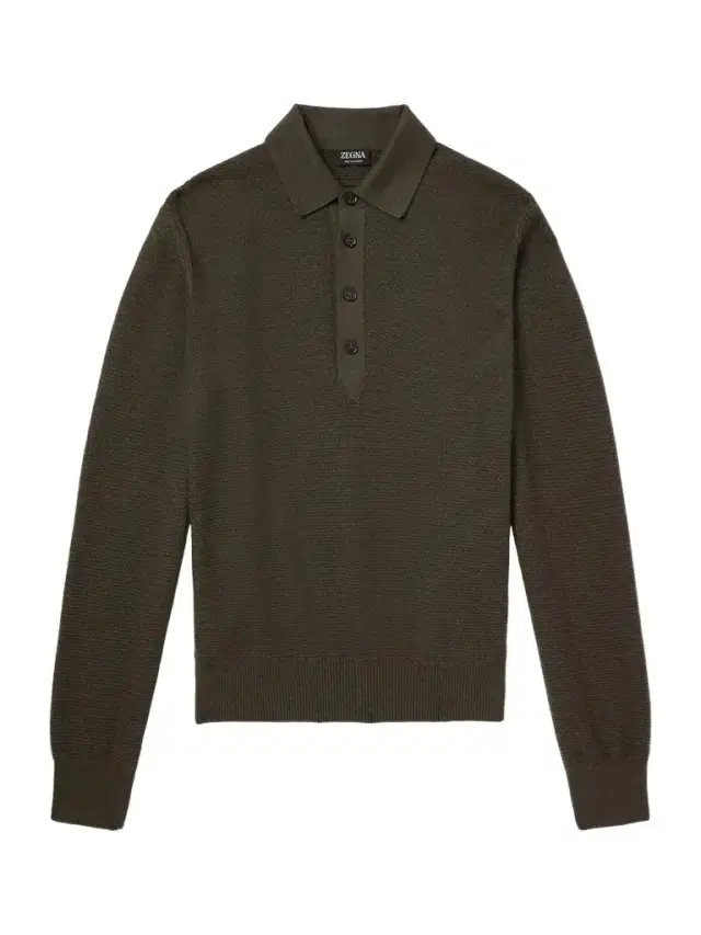 Zegna Oasi Cashmere Polo Shirt - Men