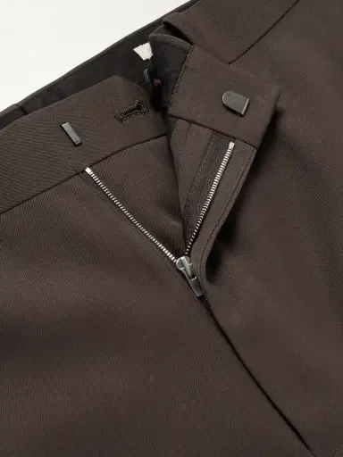 Auralee Straight-Leg Wool-Gabardine Trousers - Men | Thumbnail 5
