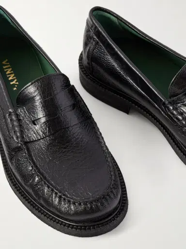 Vinny's Yardee Tumbled Leather Loafers - Men | Thumbnail 5