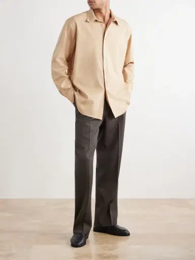 Auralee Finx Cotton-Poplin Shirt - Men | Thumbnail 2