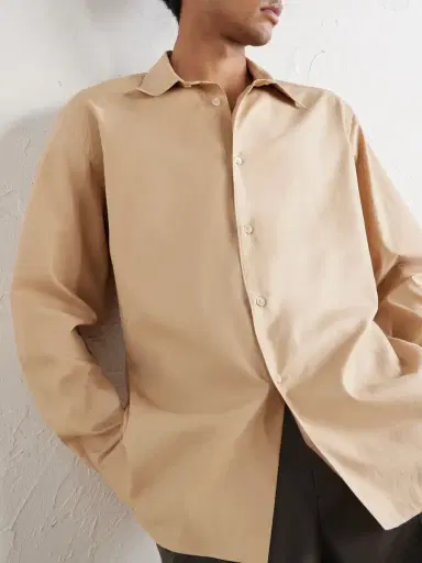 Auralee Finx Cotton-Poplin Shirt - Men | Thumbnail 5