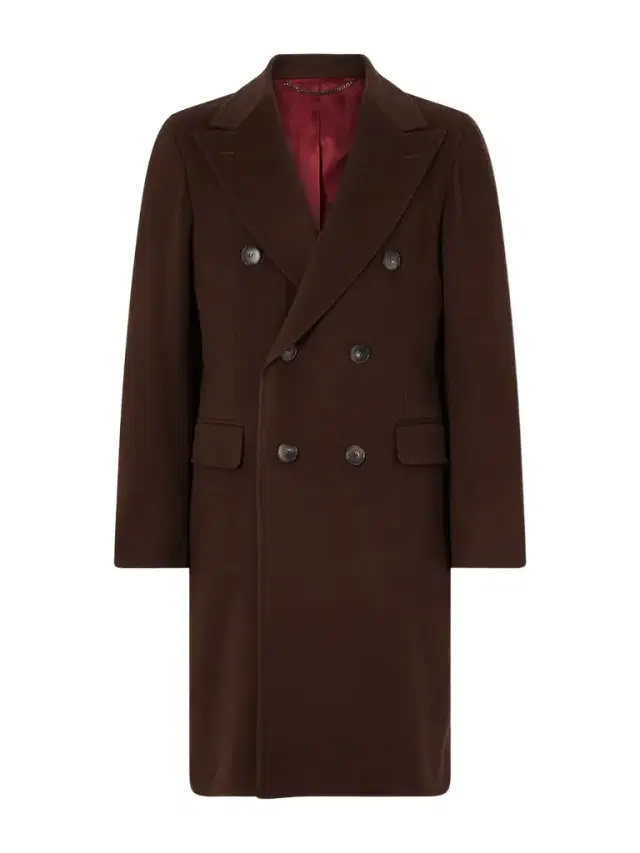 Canali Wool and Cashmere-Blend Coat - Men