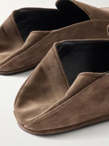 John Lobb Kingston II Collapsible-Heel Suede Loafers - Men | Thumbnail 5