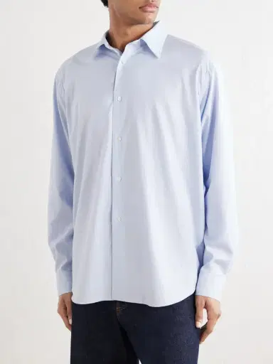 Auralee Finx Cotton-Poplin Shirt - Men | Thumbnail 3